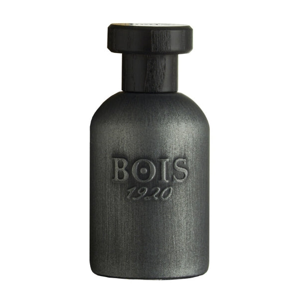 Bois 1920 - Artistic Collection - Scuro matter Flakon in tiefem Schwarz mit geprägtem Markenlogo und Holzkappe