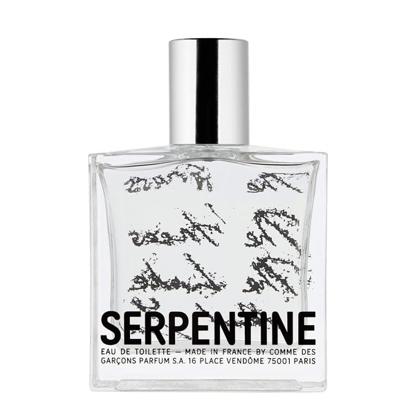 Comme des Garçons - Serpentine Eau de Toilette mit klarem Glasflakon und schlichtem silbernem Verschluss elegant gestaltet