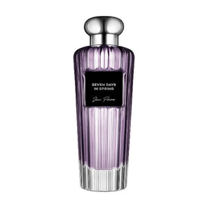 Jean Poivre - Seven Days in Spring Parfumflakon in zartem Violett mit geriffeltem Glas und rundem silbernen Verschluss