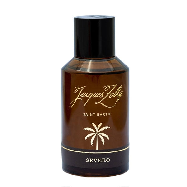 Jacques Zolty - Havanna Collection - Severo Parfumflakon im braunen Design mit schwarzem Verschluss vor weißem Hintergrund