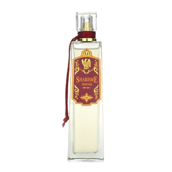 Rancé 1795 - Collection Impériale pour homme - Sharisme Insensé Flakon mit rotem Etikett und goldenen Details vor weißem Hintergrund