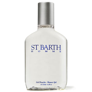 Ligne St Barth - Homme - Shower Gel klare Flasche mit silberfarbenem Verschluss für erfrischende und belebende Reinigung