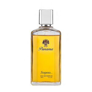 Boellis - Panama 1924 - Sospeso Eau de Parfum in rechteckigem Glasflakon mit klarem Verschluss vor weißem Hintergrund