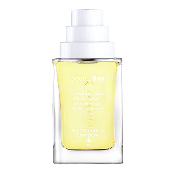 The Different Company - L'Esprit Cologne - South Bay Parfumflakon mit klaren Linien und sonnigem Gelbton modern gestaltet