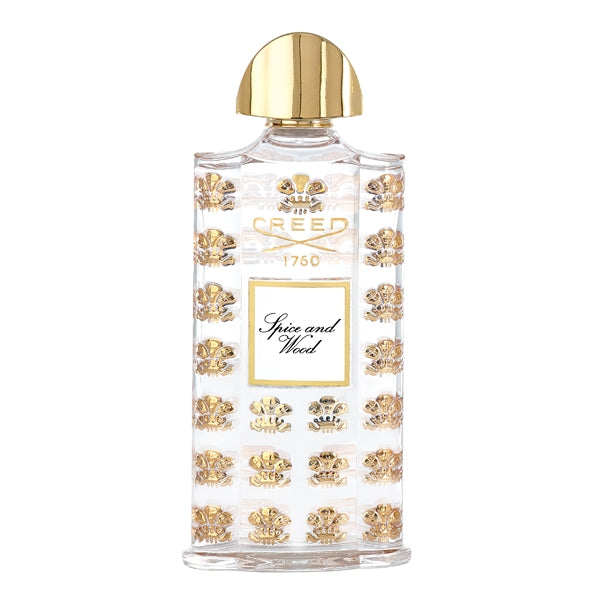 Creed - Les Royales Exclusives - Spice and Wood Parfumflakon mit goldenen Details und edlem, transparentem Design