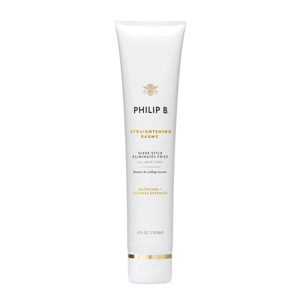 Philip B - Straightening Baume in weißer Tube für glättendes Haar und Frizz-Kontrolle mit Kamille- und Meerrettich-Extrakten