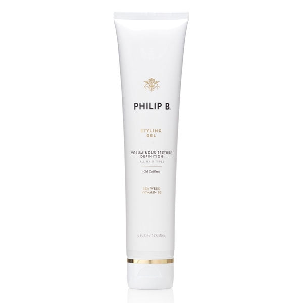Philip B - Hair Styling Gel in weißer Tube für präzise Kontrolle und Definition mit Vitamin B5 und Irischem Moos