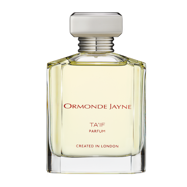 Ormonde Jayne - Ta’if Parfumflakon mit schlichtem transparentem Glas und eleganter silberner Kappe