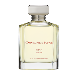Ormonde Jayne - Ta’if Parfumflakon mit schlichtem transparentem Glas und eleganter silberner Kappe