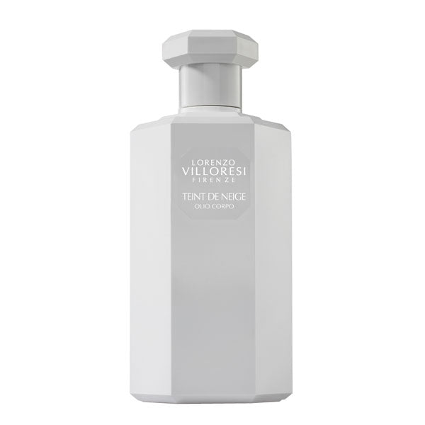 Lorenzo Villoresi - Teint de Neige - Body Lotion stilvolle weiße Flasche mit facettiertem Design und zartem Duftakzent