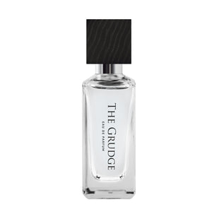 BeauFort London - Force Majeure - The Grudge Parfumflakon mit klarem Glas und schwarzem, strukturiertem Holzdeckel