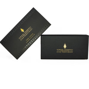 Simone Andreoli - The Icons - Discovery Kit mit elegantem schwarzen Etui und goldfarbenem Logo für exklusive Duftproben