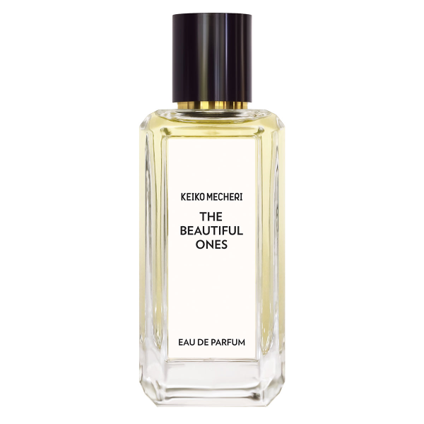 Keiko Mecheri - The Beautiful Ones Parfumflakon mit klarer, geradliniger Form und schwarzem Verschluss in moderner Anmutung
