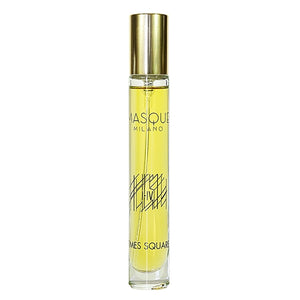 Masque Milano - Act I-IV - Times Square schlanker Flakon mit goldenem Verschluss und gelblich klarem Duft im urbanen Design