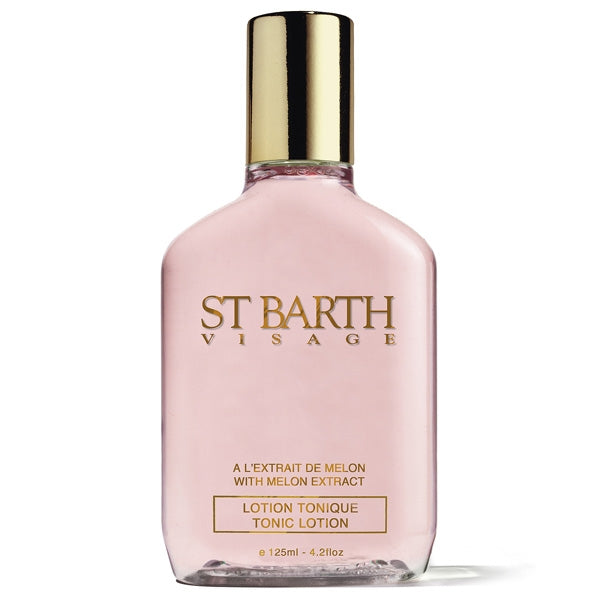 Ligne St Barth - Tonic Lotion with Melon Extract rosafarbene Flasche mit goldfarbenem Verschluss für belebende Gesichtspflege