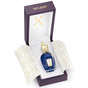 Xerjoff - Join The Club - Torino 24 elegant präsentiert in hochwertiger Geschenkbox mit goldenen Details und blauem Flakon