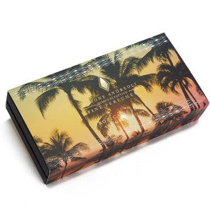 Simone Andreoli - The Tropical Escapes - Discovery Kit mit Palmenmotiv und sommerlichen Duftproben in dekorativer Box