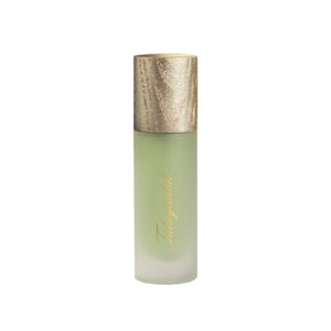 Majda Bekkali - Tulaytulah Parfumflakon mit matter Glasflasche und schimmerndem goldfarbenem Holzdeckel