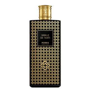 Perris Monte Carlo - Vanille de Tahiti schwarzer Flakon mit goldenem Ornament und elegantem Verschluss