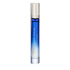 Ormonde Jayne - Verano schlanker Parfümroller in blauem Glas mit silberner Kappe und feiner Farbverlauf-Optik