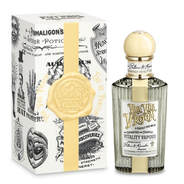 Penhaligon's - Potions & Remedies - Vra Vra Vroom mit cremefarbener Kappe und detailliertem, vintage-inspiriertem Etikett