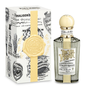 Penhaligon's - Potions & Remedies - Vra Vra Vroom mit cremefarbener Kappe und detailliertem, vintage-inspiriertem Etikett