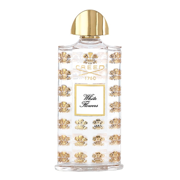 Creed - Les Royales Exclusives - White Flowers Flakon mit goldfarbenen Blumendekoren und elegantem Verschluss aus klarem Glas