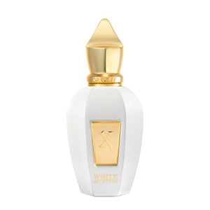 Xerjoff - Spotlight - White on White Parfumflakon in elegantem mattem Weiß mit goldfarbenem Verschluss und Akzent