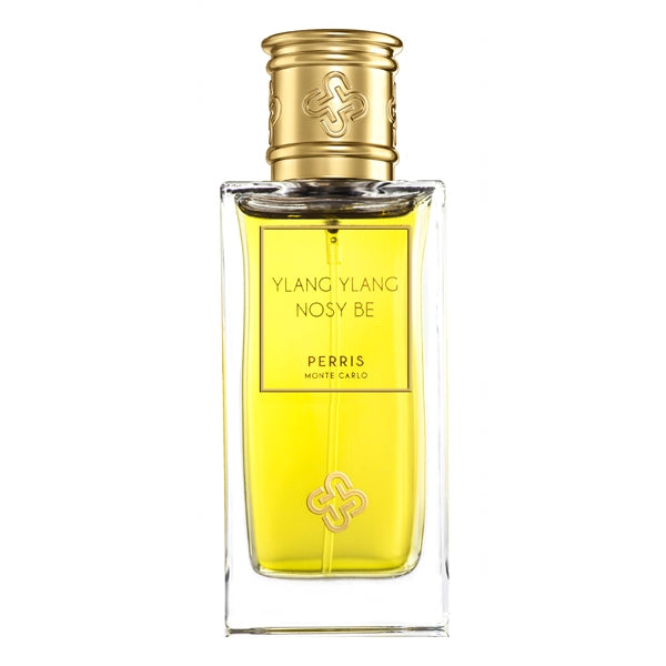 Perris Monte Carlo - Ylang Ylang Nosy Be - Extrait de Parfum klarer Flakon mit goldfarbenem Verschluss und gelbem Duftöl